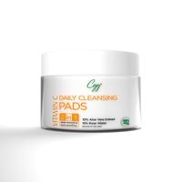 CGG Cosmetics Vitamin C Daily Cleansing Pads - Cotton For Makeup Removing With Anti-aging Formula