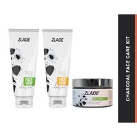 ZLADE Charcoal Face Care Kit With Activated Charcoal