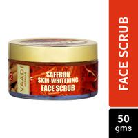 Vaadi Herbals Saffron Sandal Face Scrub - Walnut Scrub & Cinnamon Oil