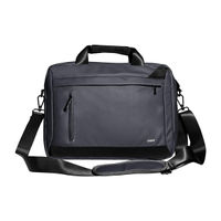 GRIPP Ribana Nylon Executive Business Topload Messenger Laptop Bag 13.3 Inches - Grey