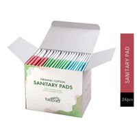 Fabpad Organic Cotton Sanitary Pads with Disposable Cover - Pack of 24