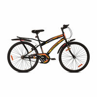 Leader Turbo 26T IBC Mountain Bicycle Without Gear Single Speed for Men-Black- Ideal for 10 + Years