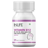 INLIFE Vitamin B12 Ala Nurospan 60 Tablets Health Supplement