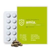Pure Cure + Co. Amla Boost Immunity + Vitamin C Tablets