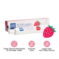 Mee Mee Fluoride-Free Strawberry Flavor Toothpaste