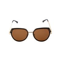 E2O Fashion Unisex Brown Round Sunglasses With Uv Protected Lens