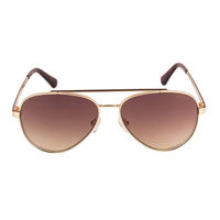 Guess Sunglasses Aviator With Gold Lens For Men