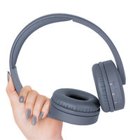 FINGERS BeautÃ© Wireless Headset with built-in Mic (Bluetooth, FM, Aux, MicroSD - Gun Grey)