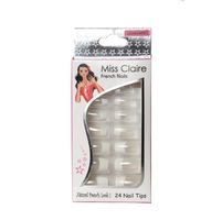 Miss Claire French Nails 24 - CLEAR + WHITE (ECP 01)