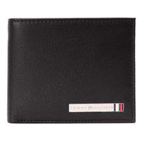 Tommy Hilfiger Accessories Alfonso Mens Leather Global Coin Wallet Black (8903496160710)