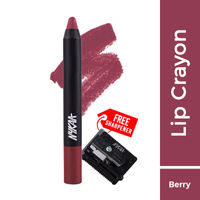 Nykaa Matte-illicious Lip Crayon Lipstick with Free Sharpener - Twilight Dreams 13