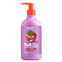 WOW Skin Science Kids Strawberry 3 in 1 Tip to Toe Wash - Shampoo + Conditioner + Body wash