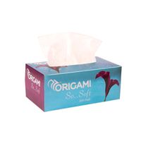 Origami So Soft 2 ply Face Tissue With 200 pulls (Color may vary)