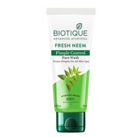 Biotique Bio Neem Purifying Face Wash Prevents Pimples For All Skin Types