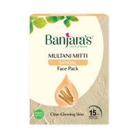 Banjara's Multani Mitti + Sandal Face Pack Powder (5 Sachets Inside)