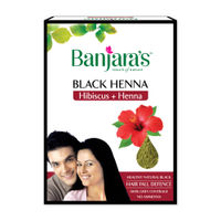 Banjara's Black Henna With Hibiscus (5 Sachets Inside)