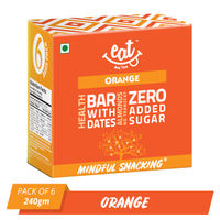 Eat Anytime Healthy Energy Bars - Orange (Pack Of 6)