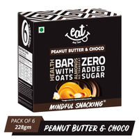 Eat Anytime Energy Bars - Peanut Butter With Choco (Pack Of 6)