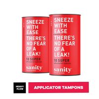 Sanity Super Applicator Tampons - Pack of 20