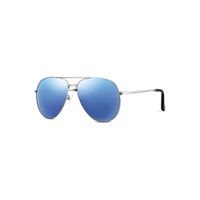 PARIM Polarized Men's Aviator Sunglasses Silver Frame / Blue::Silver Lenses