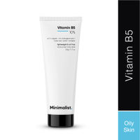 Minimalist 10% Vitamin B5 Oil Free Moisturizer With Zinc, Copper, Magnesium & Ha For Oily Skin