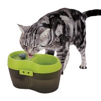 Goofy Tails 2 Litre Cat H2o Water Fountain For Cats With Dental Care Tablet And Carbon Filter Pad