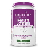 HealthyHey Nutrition N-Acetyl L-Cysteine (NAC) 500mg - Veg Capsules