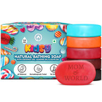 Mom & World Kidsy 5 In 1 Natural Bathing Soap For Kids (bath Soap) Tear Free