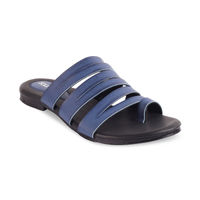 SOLE HEAD Blue Flats Women Sandal - EURO 40