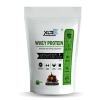 XLR8 Sports Nutrition Whey Protein With 24g Protein- 5.4g BCAA - Milk Chocolate Fudge