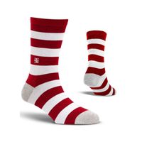 SockSoho Cranberry Edition Crew Socks - Multi-Color (Free Size)