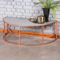 Living With Elan Interlude D Coffee Table - Copper Finsh