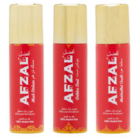 Afzal Non Alcoholic Musk Dirham Golden Dust & Mukhallat Oudh Combo Deodorants - Pack Of 3