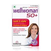 Wellwoman 50+ Health Supplements UK's No.1 Vitamin for Women above 50 (26 Vitamins And Minerals)