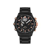Police Watches Pl16018jsb02mw Black Dial Chronograph Analog Watch For Men