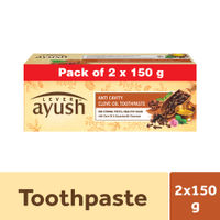 Lever Ayush Anti Cavity Clove Oil Toothpaste Pack of 2 Save Rs 17
