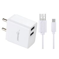 Nextech 18w 3.4a Dual Fast Charger For All Ios & Android Devices + Free Micro Usb Cable (1m)