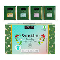Kapiva Ayurveda Svastha Green Tea - Rakshan, Akrti, Anandam & Paachaka
