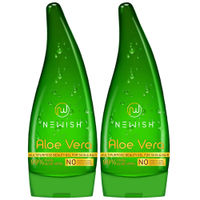 Newish Pure Aloe Vera Gel Combo for Face Skin & Hair - Pack of 2
