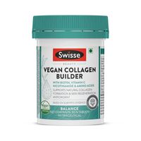 Swisse Vegan Collagen Builder Tablets With Biotin & Vitamin C Supports Natural Collagen Formation