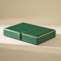 Foldable Jewellery Organiser Roll Green 10x20 inch | Nestasia