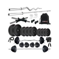 FITMAX PVC 50KG COMBO 2 Home Gym Set with Fitness Accessories