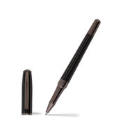 Hugo Boss Pen Essential Pinstripe Rollerball Pen Black