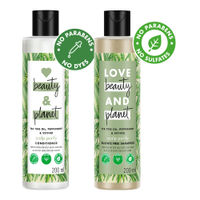 Love Beauty & Planet Tea Tree, Peppermint & Vetiver Sulfate Free Purifying Shampoo & Conditioner