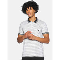 Campus Sutra Men Short Sleeves Grey Color Polo T-Shirt