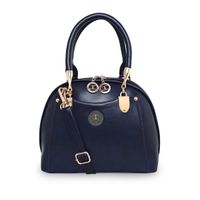 ESBEDA Blue Color Solid Pattern D Shape Handbag For Women
