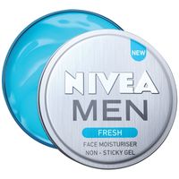 Nivea Men Fresh Face Moisturizer Gel, Non Sticky & Light Moisturization