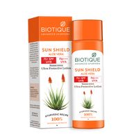 Biotique Sun Shield Aloe Vera Ultra Protective Lotion 75 + SPF UVA/UVB Sunscreen