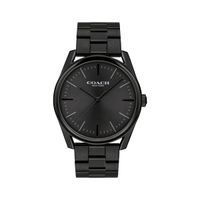 Coach Watches Modern Luxury Black Stainless Steel Men Watch Co14602403w