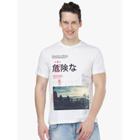 THREADCURRY Travel Escapes Creative Graphic Printed T-shirt For Men